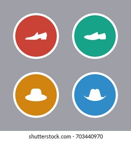 clothes icons set