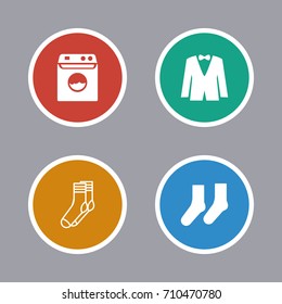 Clothes icons set