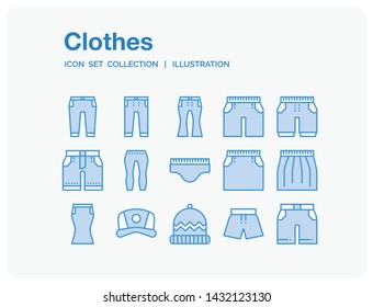 Clothes
Icons Set. UI Pixel Perfect Well-crafted Vector Thin Line Icons. The illustrations are a vector.
