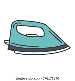 clothes iron isolated icon