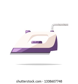 Clothes iron vector isolated illustration