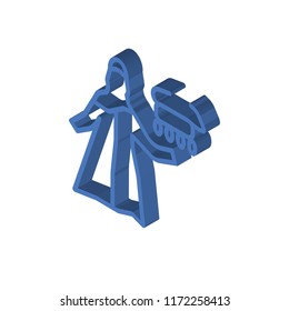Clothes isometric left top view 3D icon