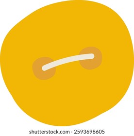 Clothes Knob Element Vector Illustration