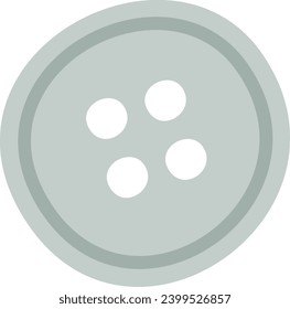 Clothes Knob Icon Vector Illustration