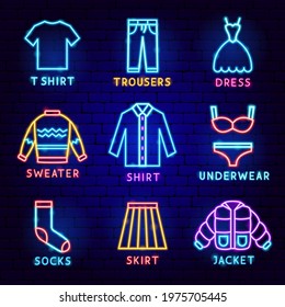 Clothes Label Set. Vector Illustration of Fashion Promotion.