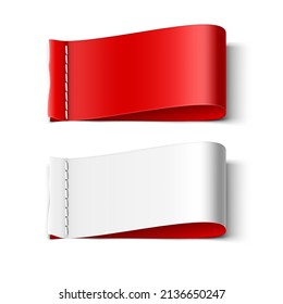 Clothes labels set. Vector illustration isolated on white background, ready and simple to use for your design. EPS10.	