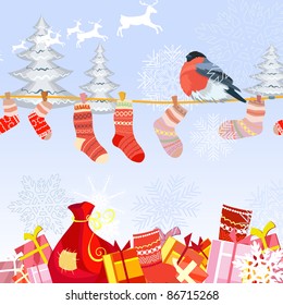 Clothes line for Christmas