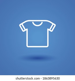 clothes line icon, outline vector illustration.