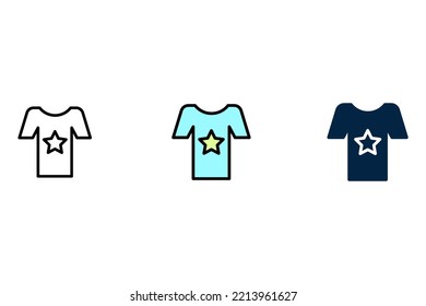 Clothes line icon. Simple element illustration. Clothes concept outline symbol design.