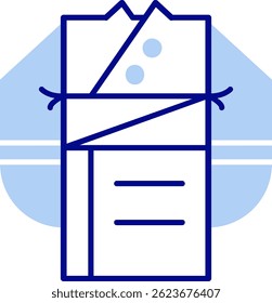 Línea de ropa Vector Icon Design