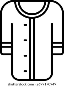 Línea de ropa Vector Icon Design