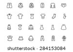 Clothes Line Vector Icons 2