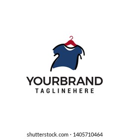 clothes logo design concept template vector