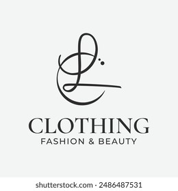 logo de la ropa con la letra c y l diseño del icono