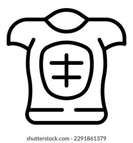 Clothes man icon outline vector. Biker men. Fashion bike