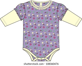 Clothes for newborns (bodysuit, toddlers).