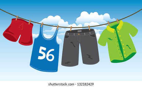 clothes washing line