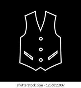 clothes outline vector icon