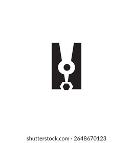 clothes peg icon illustration  element design