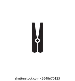 clothes peg icon illustration  element design