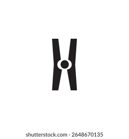 clothes peg icon illustration  element design