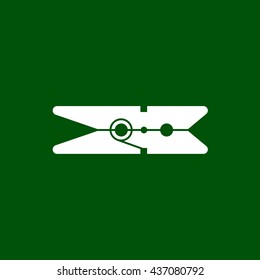 clothes peg icon. clothes peg sign