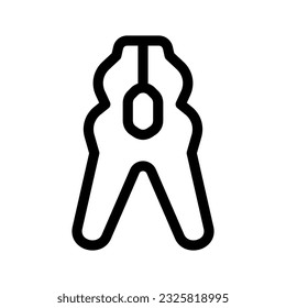 Clothes Peg Icon Vector Symbol Design Illustration