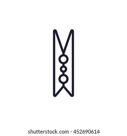 clothes peg line icon
