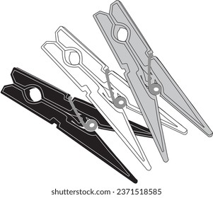 Clothes pegs for drying line