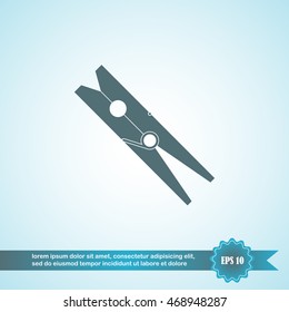 clothes pegs icon
