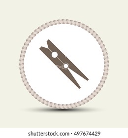 clothes pegs icon