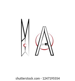 clothes pin 2 colored line icon. Simple colored element illustration. clothes pin outline symbol design from laundry and dry set