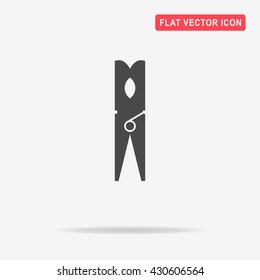 Clothes pin icon.  