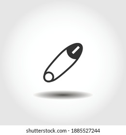 clothes pin isolated vector icon. clothes design element