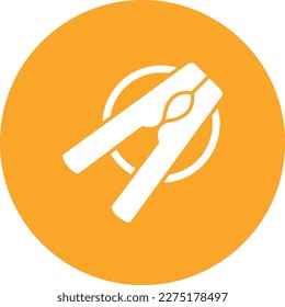 Icono del vector Pin de ropa. Se puede usar para imprimir, móviles y aplicaciones web.