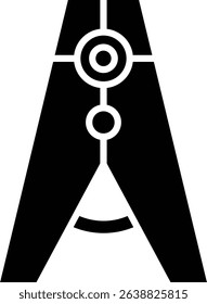 Clothes Pin vector icon. Can be used for printing, mobile and web applications.
