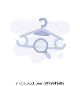 Clothes Product Not Found UI Illustration