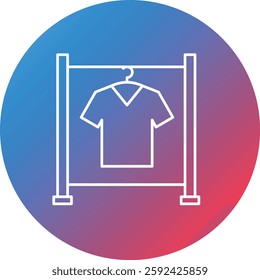 Clothes Rack icon vector image. Can also be used for web apps, mobile apps and print media.
