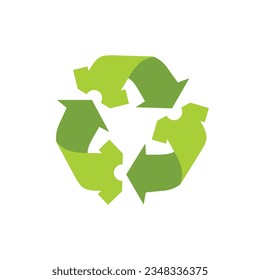 Clothes recycle icon. Sustainable fashion logo. Eco friendly concept. Vector illustration.