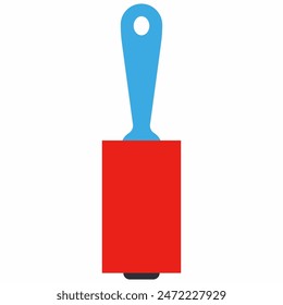 Clothes roller vector cartoon illustration isolated on a white background.