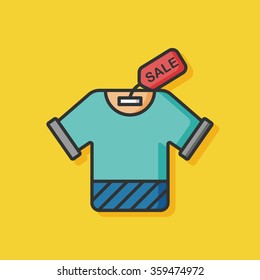 clothes sale vector icon