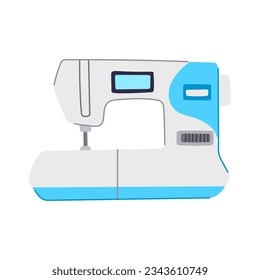 clothes sew machine cartoon. stitch ing, equipment dressmaker, garment hand clothes sew machine sign. isolated symbol vector illustration