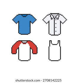 Ropa Camiseta Pixel Art superior