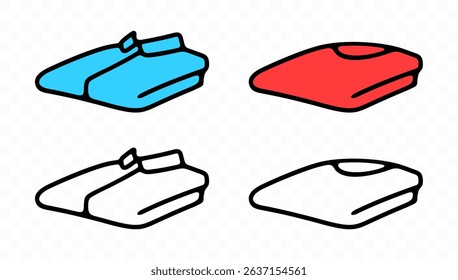 Clothes, shirts, t-shirts, clothing and apparel, graphic design. Garment, wear, laundry and ironing, vector design and illustration