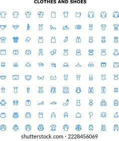 CLOTHES AND SHOES ICON PACK