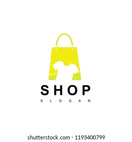 Clothes Shop Logo Design Vector