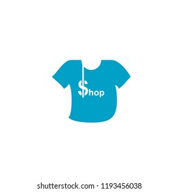 Clothes Shop Logo Design Vector