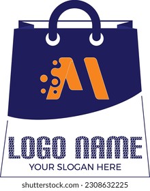Bekleidung Shop Logo Template Design Vektor.