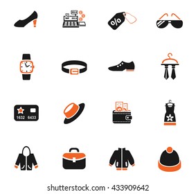 clothes shop web icons for user interface design