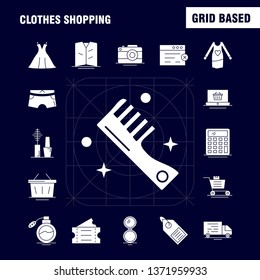 Clothes Shopping Solid Glyph Icon for Web, Print and Mobile UX/UI Kit. Such as: Hospital, Basket, Cart, Shopping, Ticket, Tickets, Travel, Shopping, Pictogram Pack. - Vector